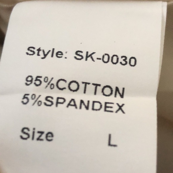 Pink Martini Blue White Stripe Front Pleats Pockets Skirt size Large - Picture 11 of 12